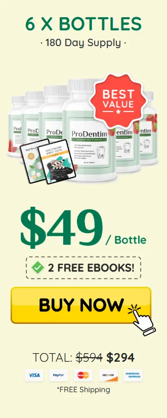 ProDentim Discount- 6 bottles